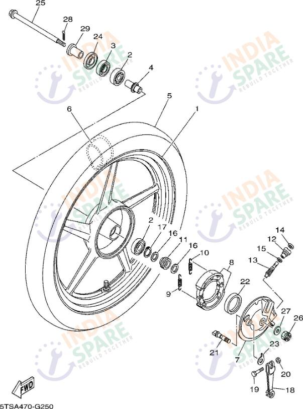 FRONT WHEEL